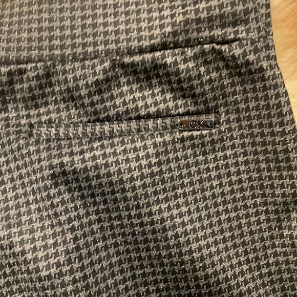 Calvin Klein Dog Tooth Dress Pants - Picture 5 of 8